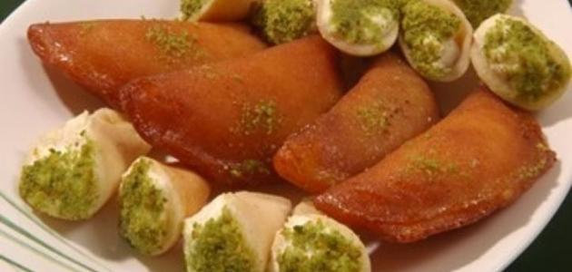 طريقة عمل الشيره والقطايف بالقشطة