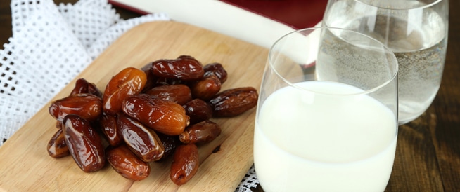 رجيم التمر واللبن لمدة اسبوع