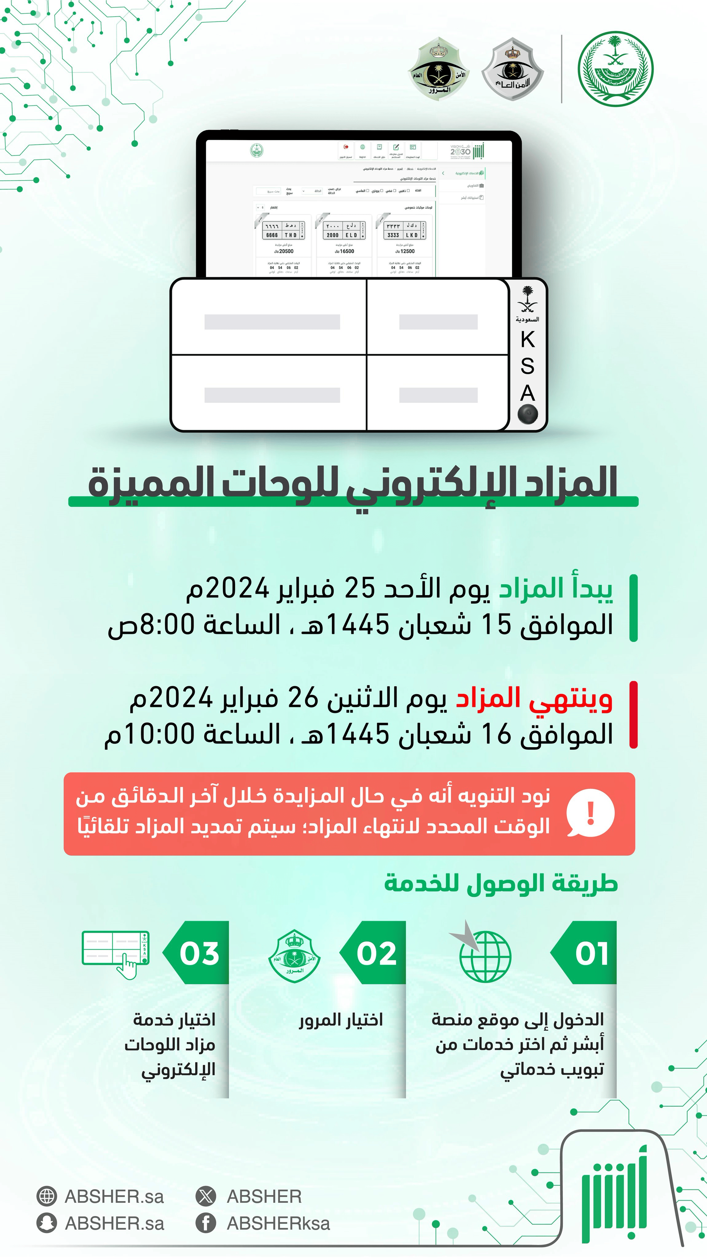مزاد إلكتروني جديد للوحات المميزة