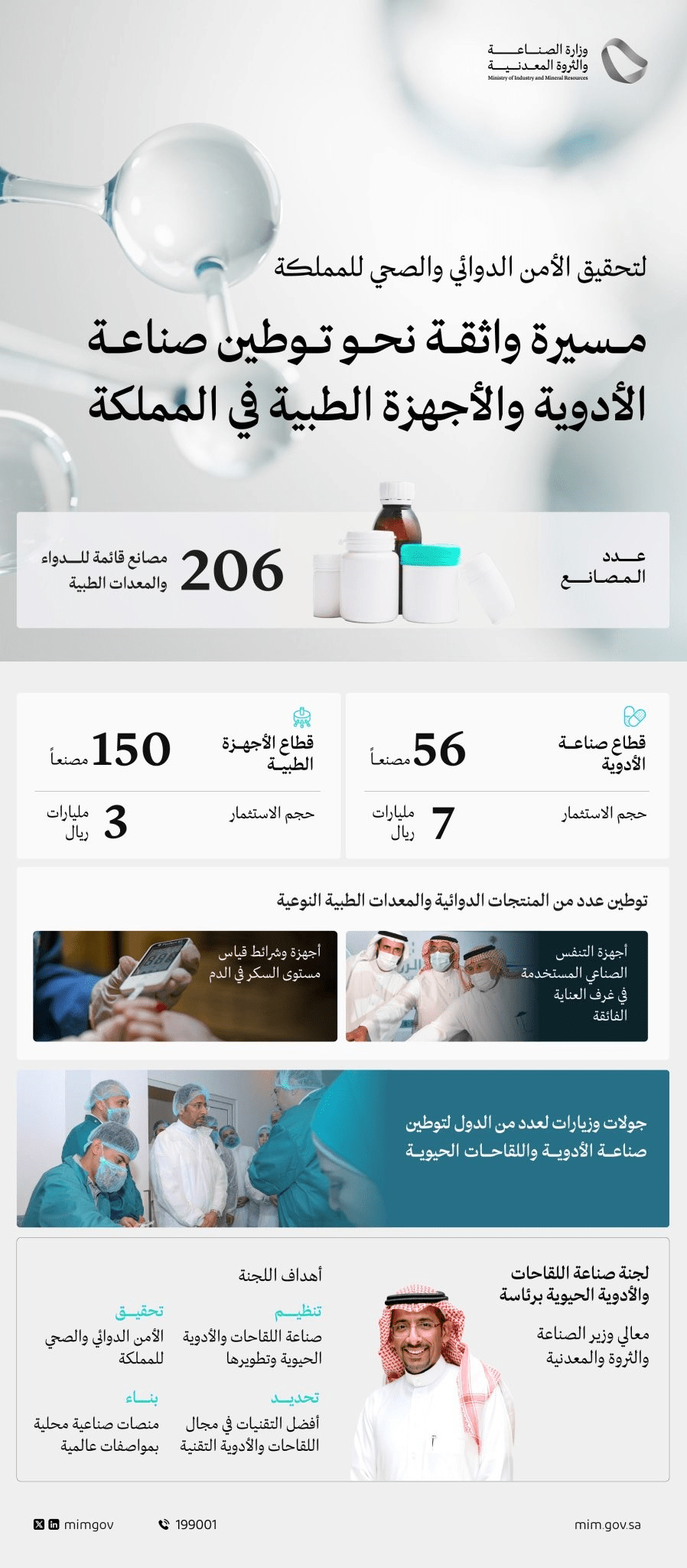 توطين صناعة الأدوية والأجهزة الطبية في المملكة