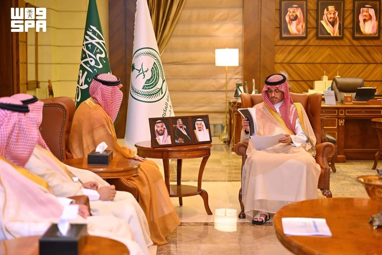 لقاء محافظ جدة مع رئيس جامعة جدة