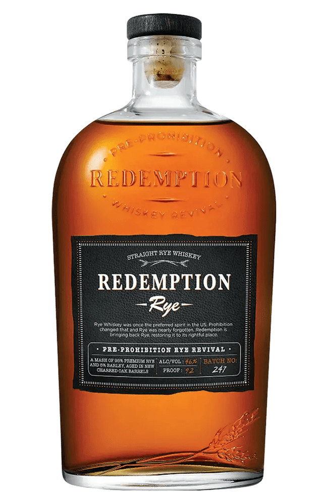 Redemption Straight Rye Whiskey Delivery in South Boston, MA and Boston Seaport