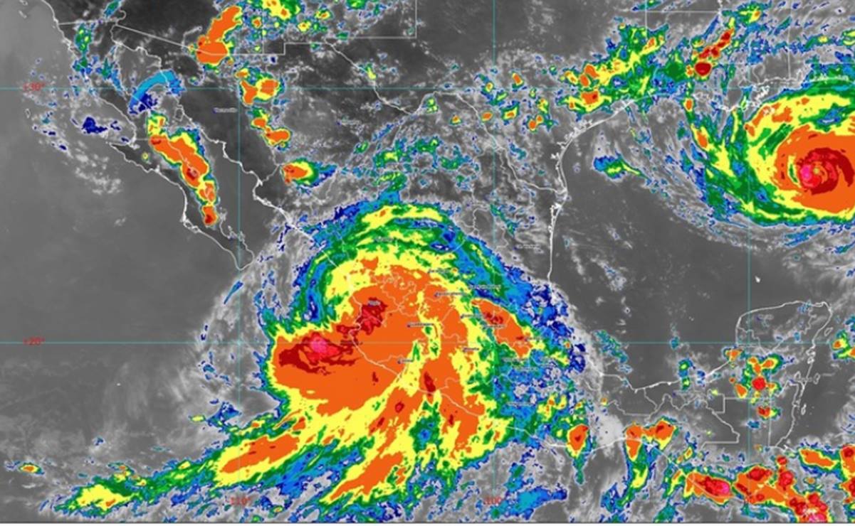 Esta madrugada, el huracán “Nora” se degradó a baja presión Al Segundo