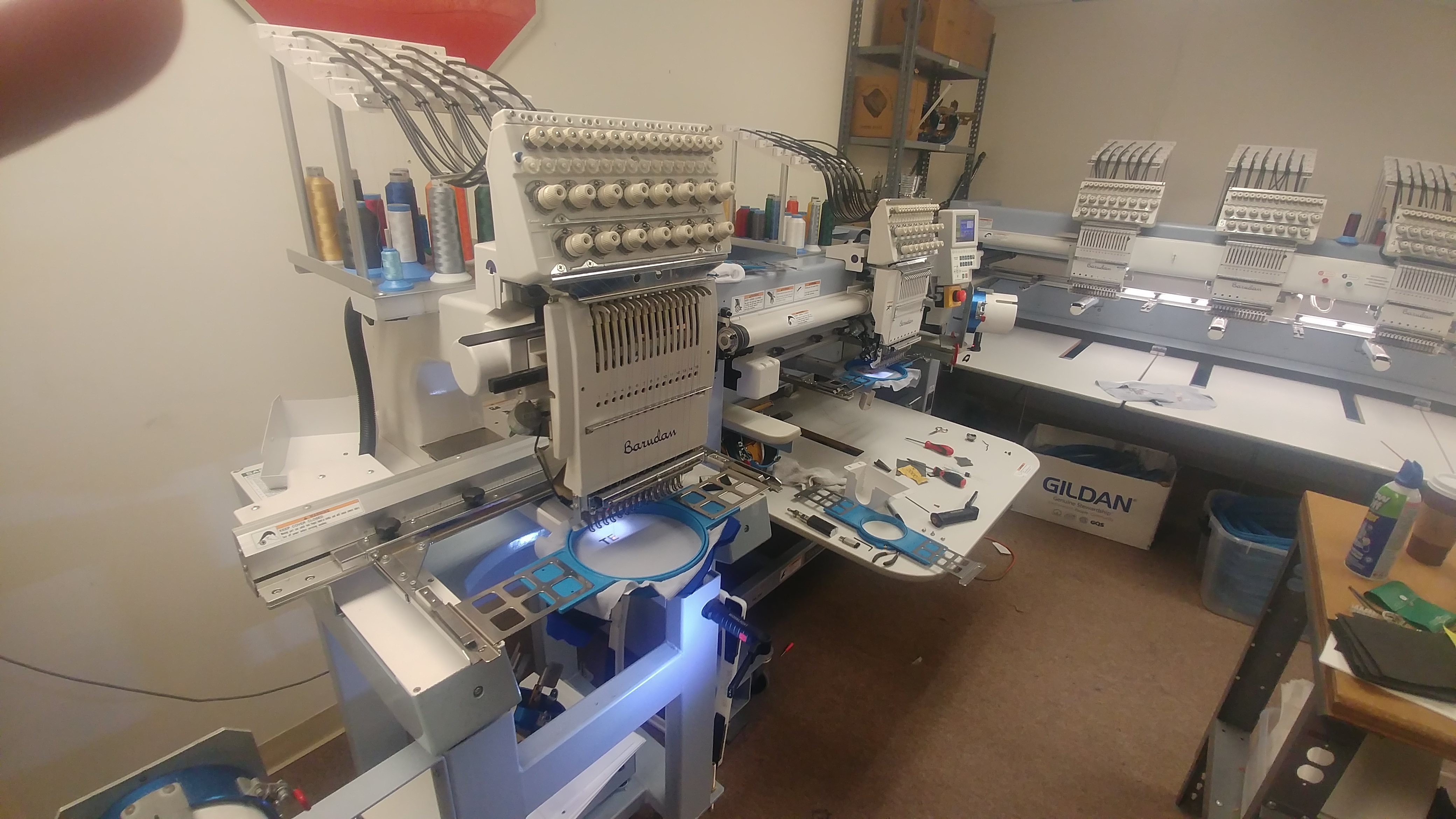 Gallery Commercial Embroidery Machine Repair Service