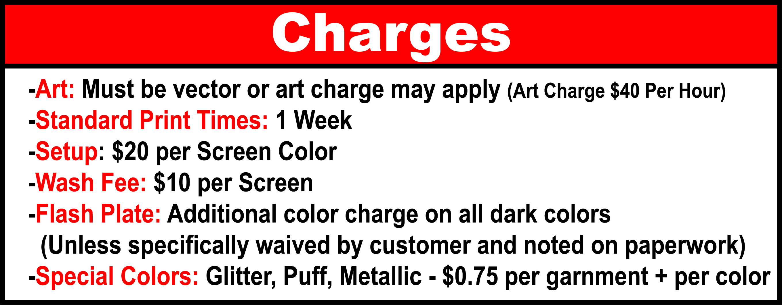 Screen Printing Al's Sport Shop