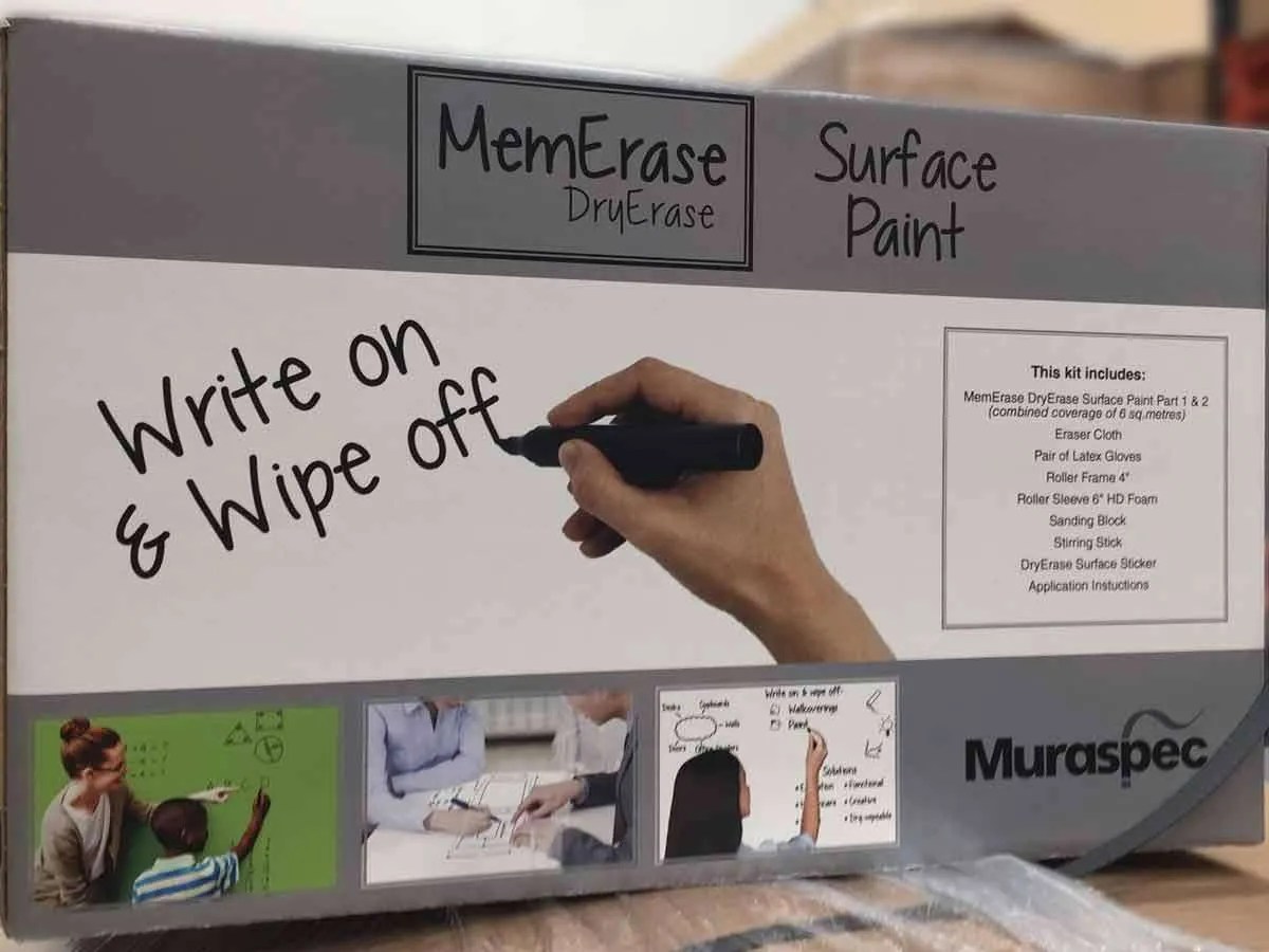 Muraspec Memerase Dry Erase Paint Review