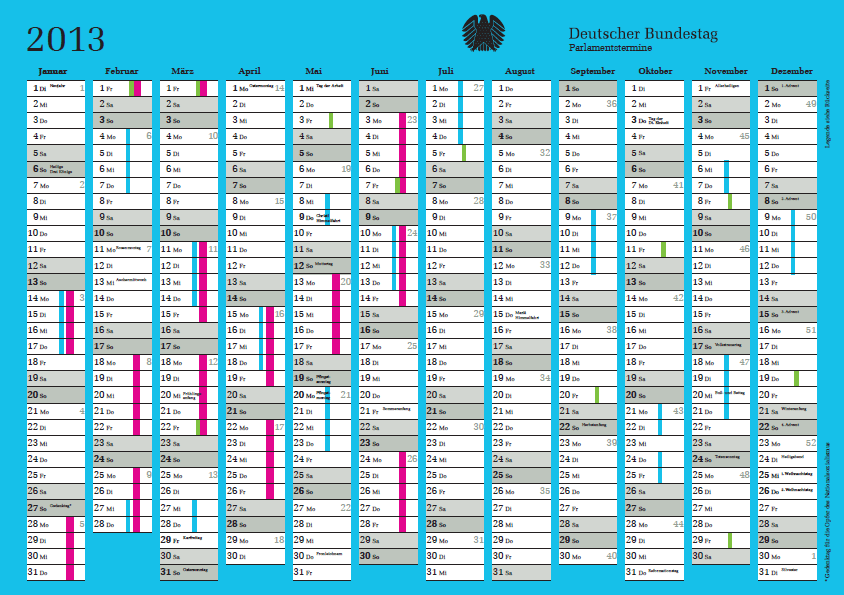 Parlamentskalender Peter Götz MdB