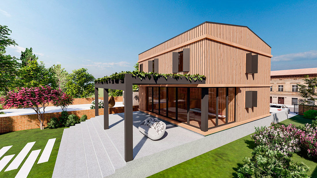 ALTA CASA MODEL 02 Alta Casa Održive drvene kuće