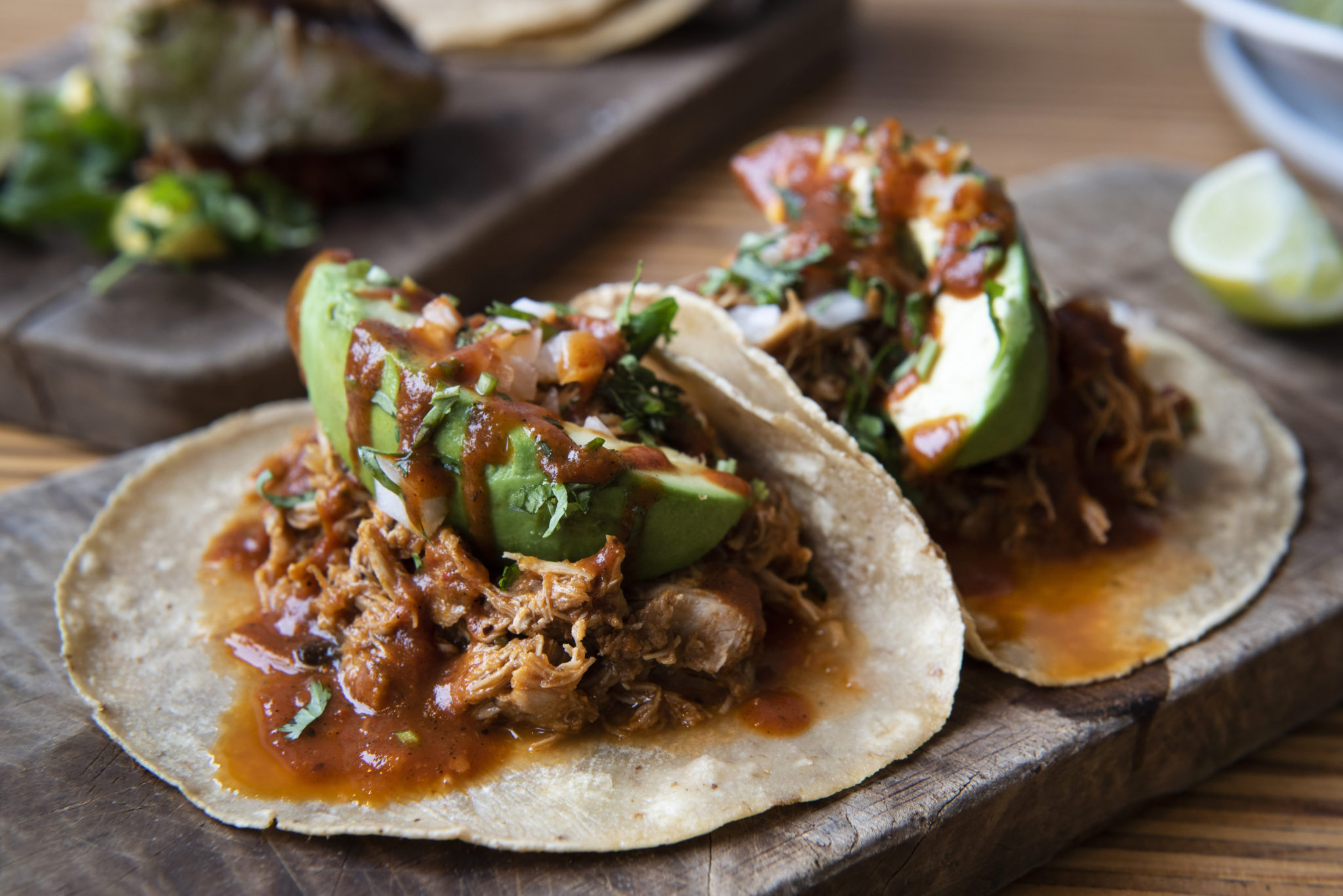 Chicken Tinga Taco Alta Calidad New York's Best Mexican Akhtar Nawab