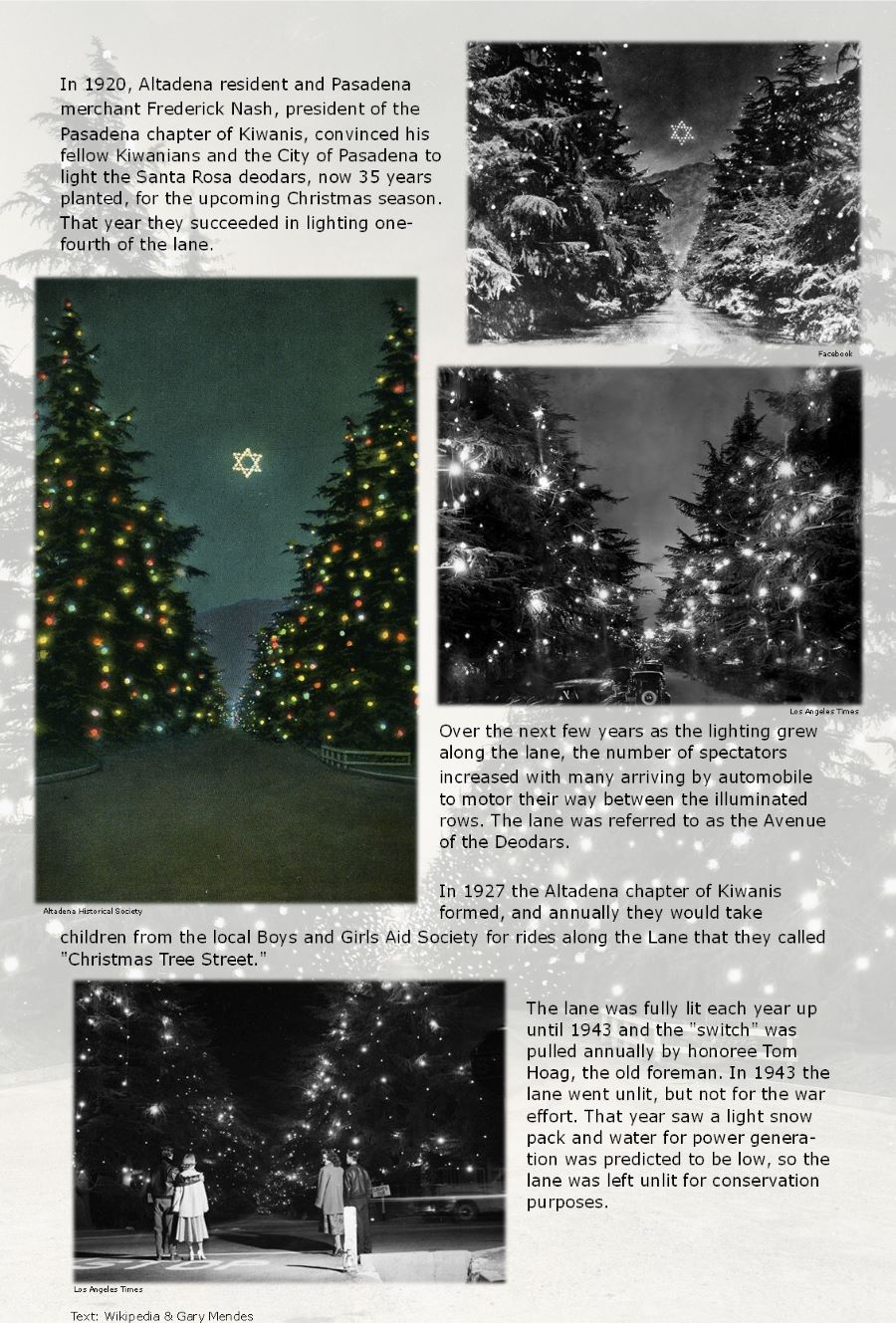 Christmas Tree Lane Altadena Heritage