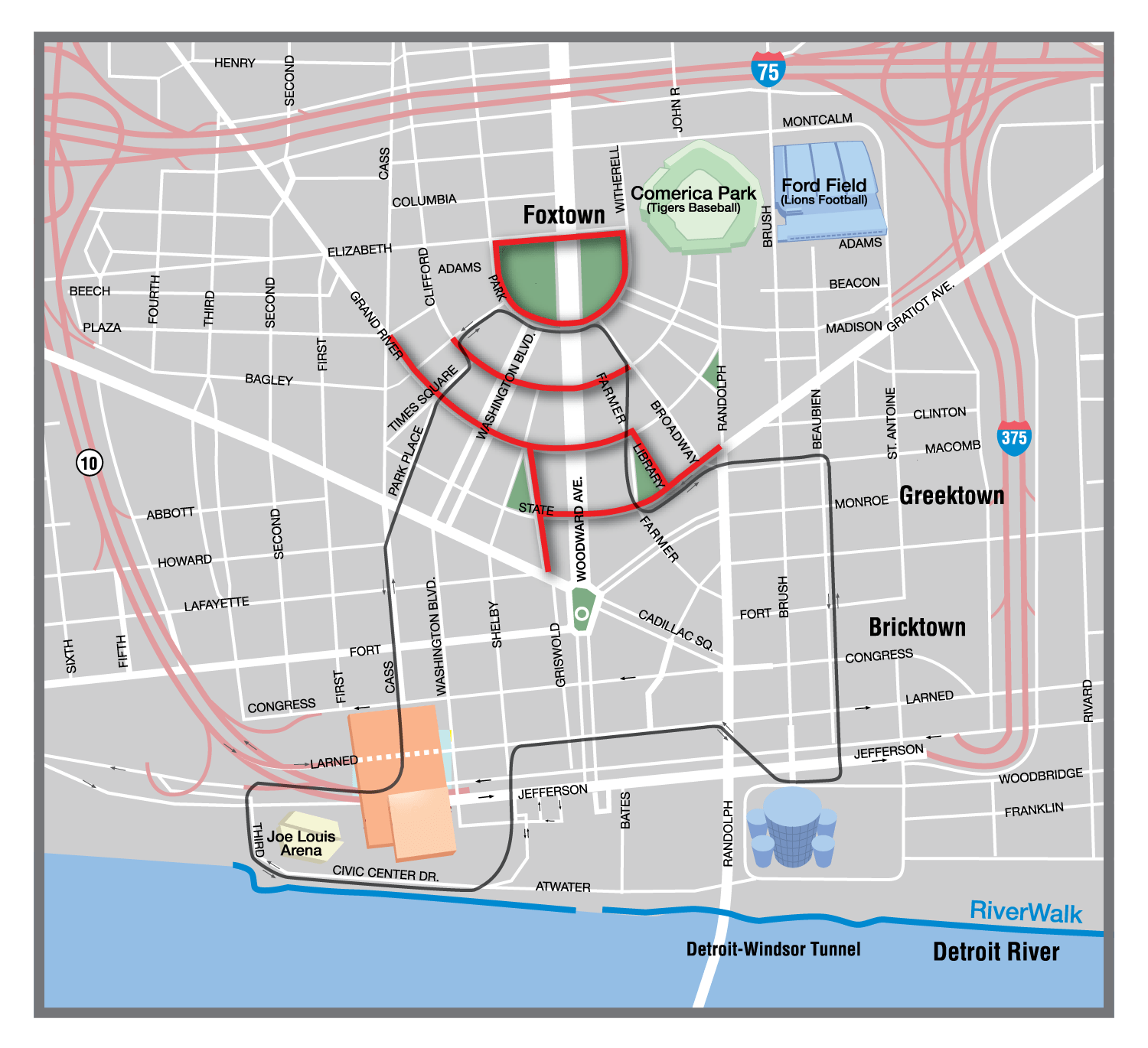 Downtown Detroit, MI Infrastructure Improvement Project Alta Planning