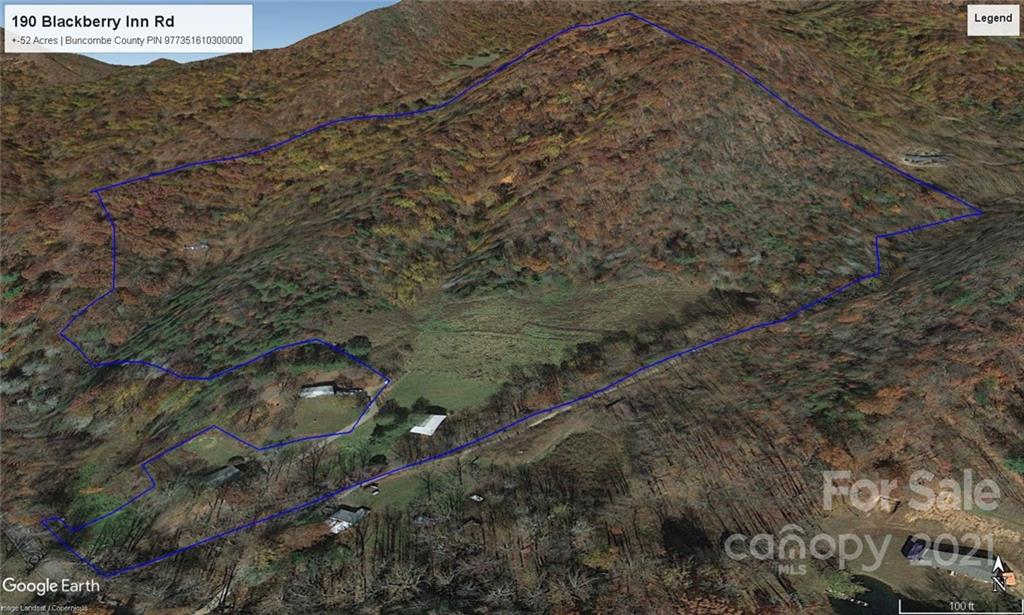 Farm for Sale in Weaverville NC 52 Acres Pastures Creeks