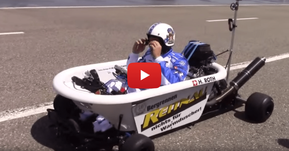 The Bath Tub Go Kart with a Motorcycle Engine! alt_driver