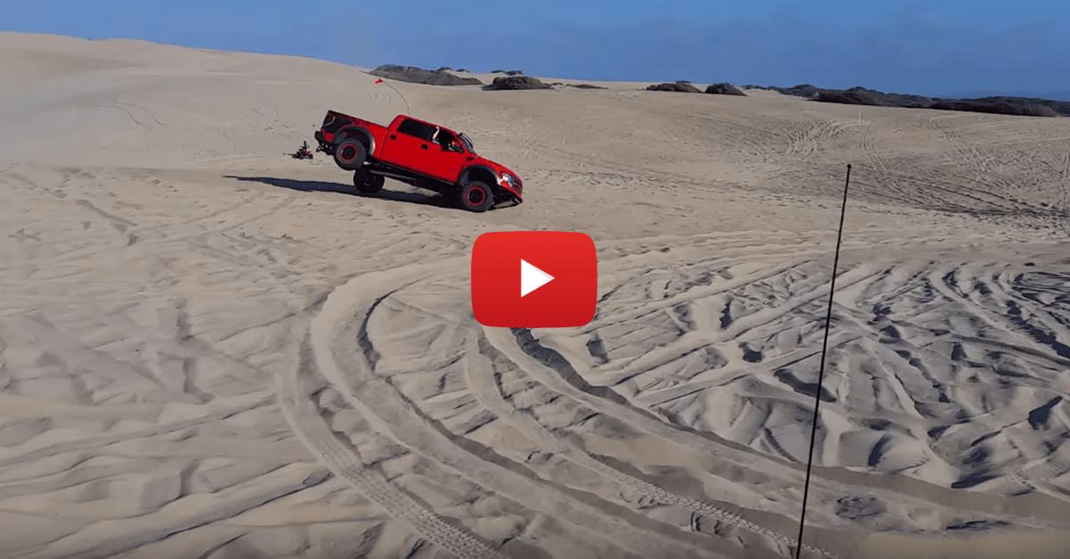 Sand Dunes Wreck a Ford Raptor alt_driver
