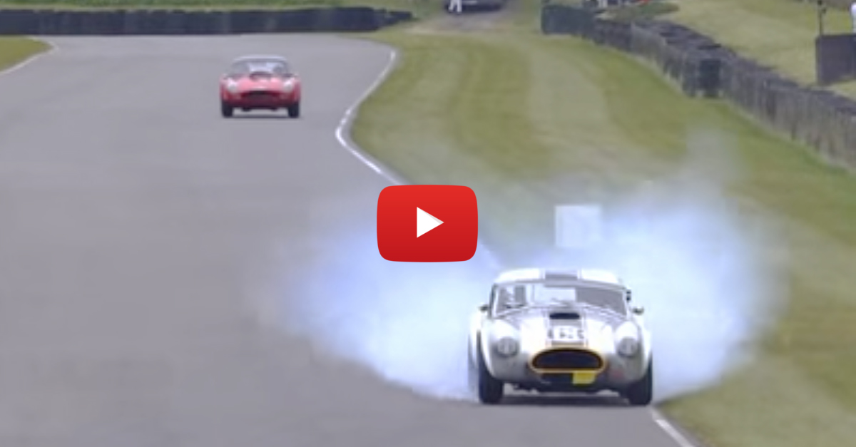 Try Not To Cry Watching This Immaculate AC Cobra Crash Into a Wall