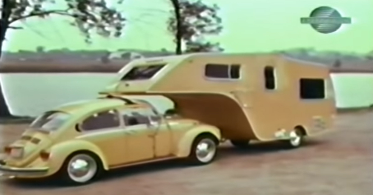 This VW Bug FifthWheel Trailer Camper Is a Rare Sight Engaging Car
