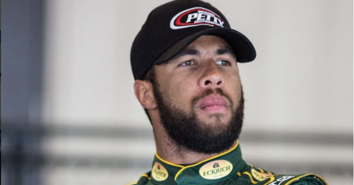 Bubba Wallace Wrecks During Charlotte Motor Speedway Test Day