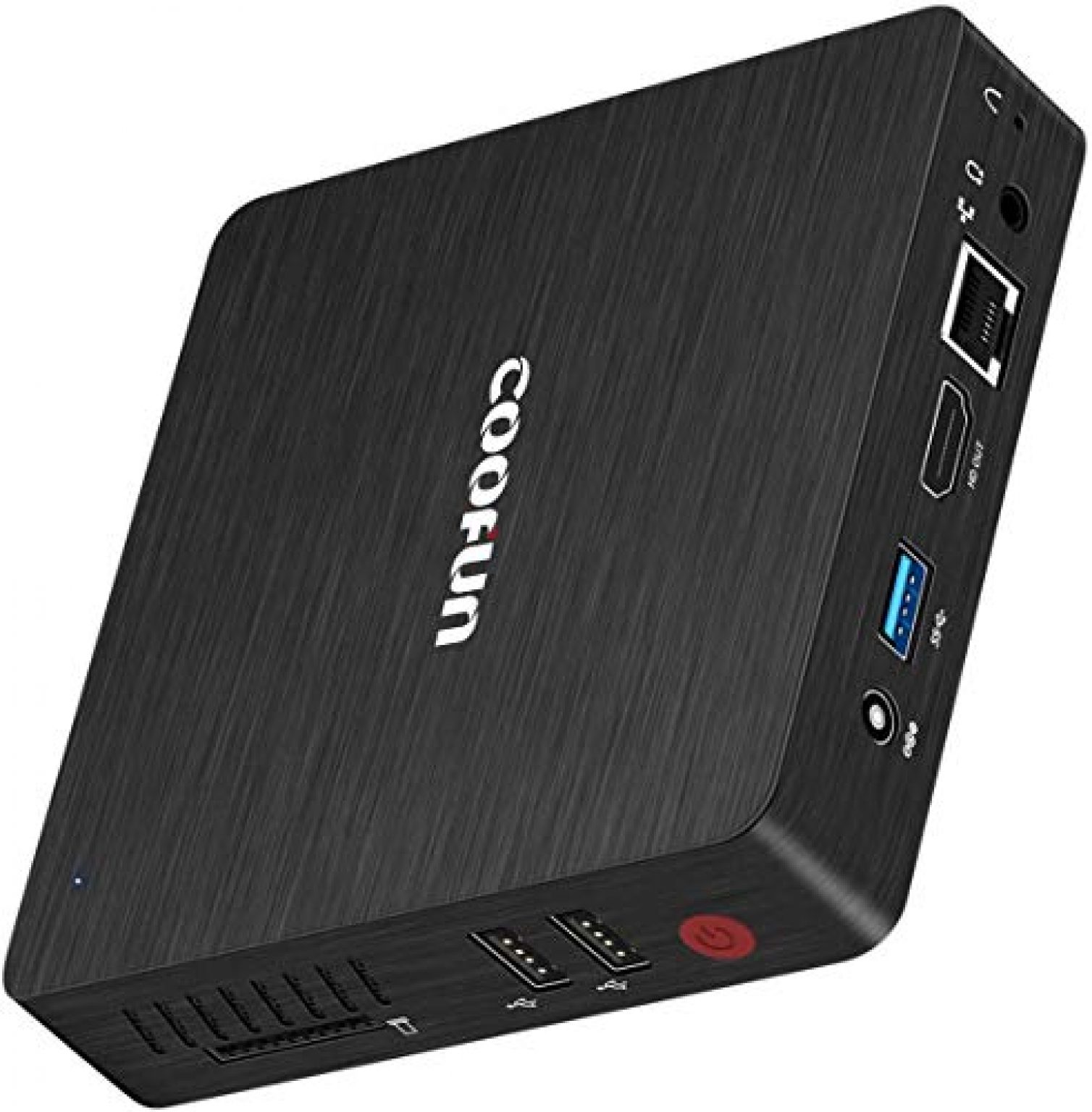 Desktop Mini PC Fanless Computer Windows 10 Pro Intel Atom