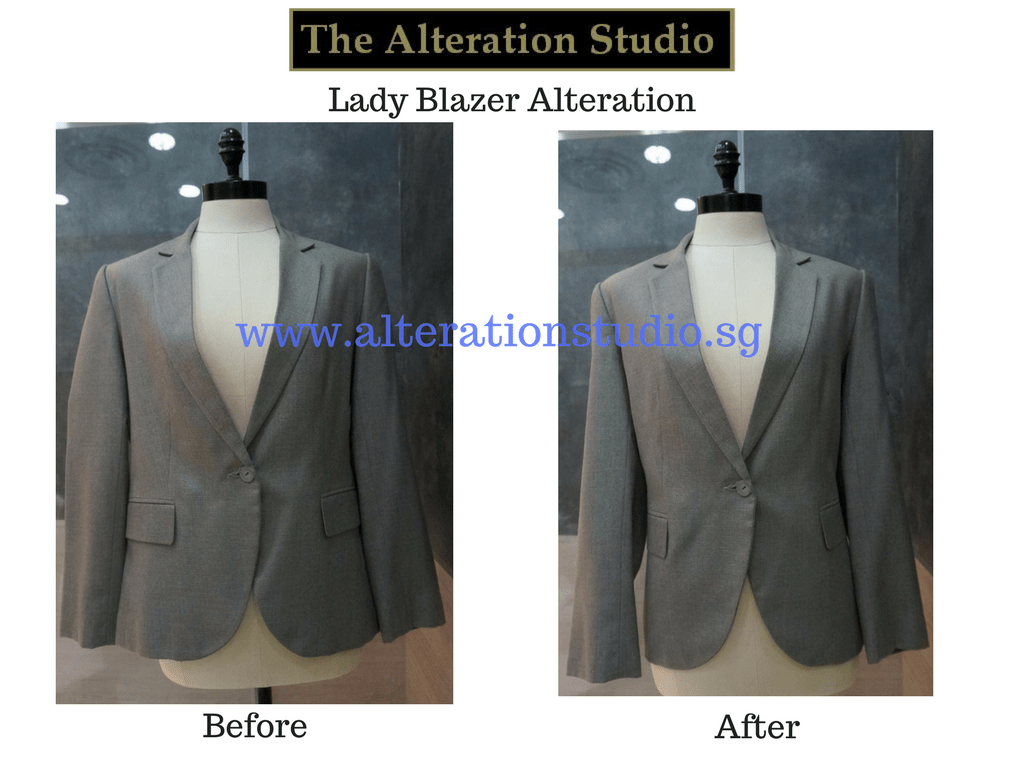 Lady Blazer Alteration The Alteration Studio