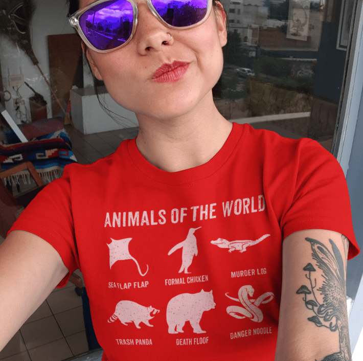 animals of the world shirt