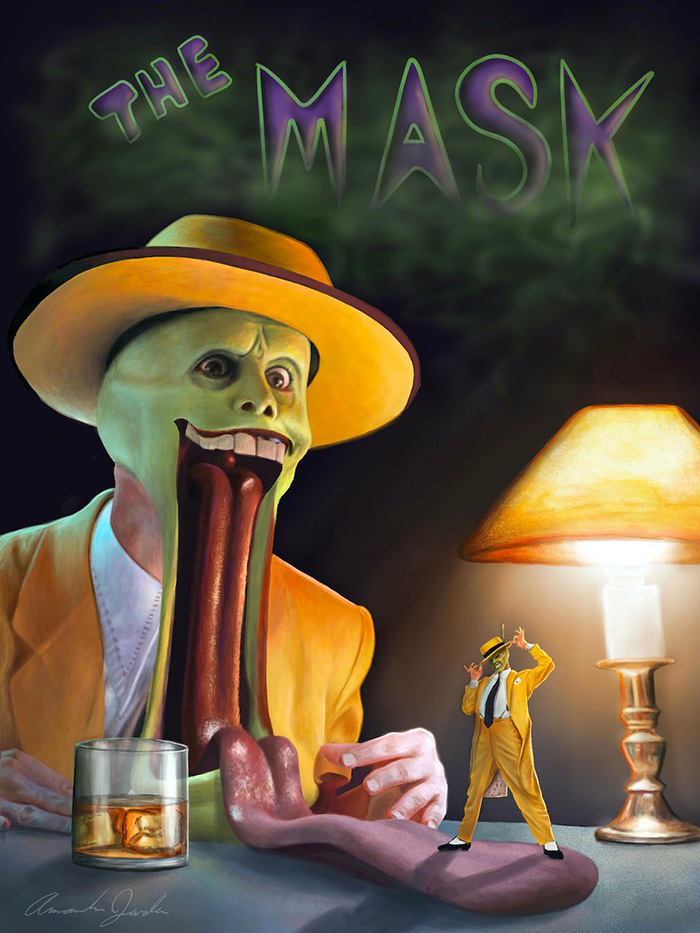 The Mask by Amanda Jordan Home of the Alternative Movie Poster AMP