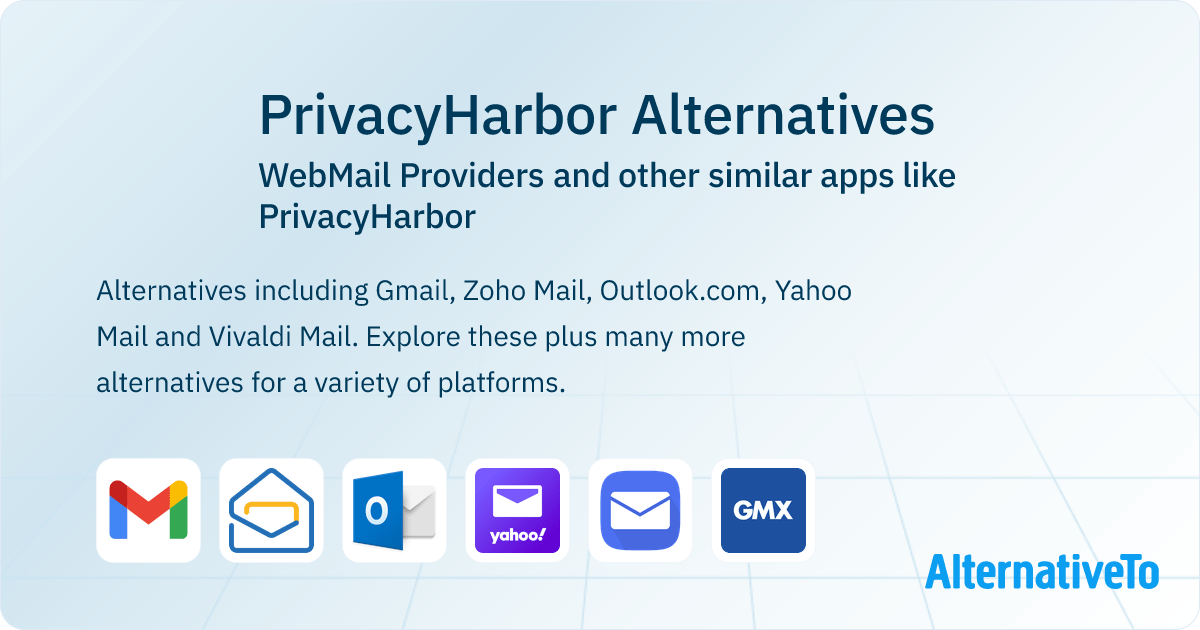 PrivacyHarbor Alternatives Top 21 WebMail Providers & Similar Websites