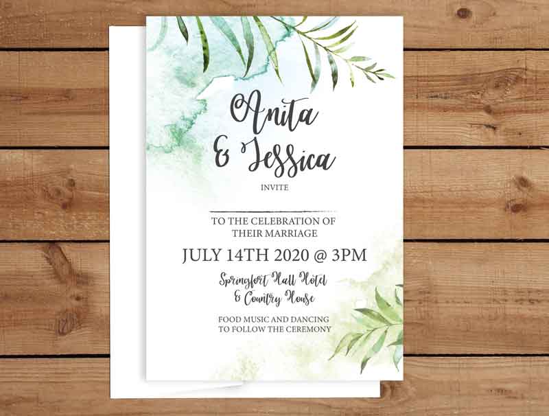FrontPage Wedding Invitations Ireland