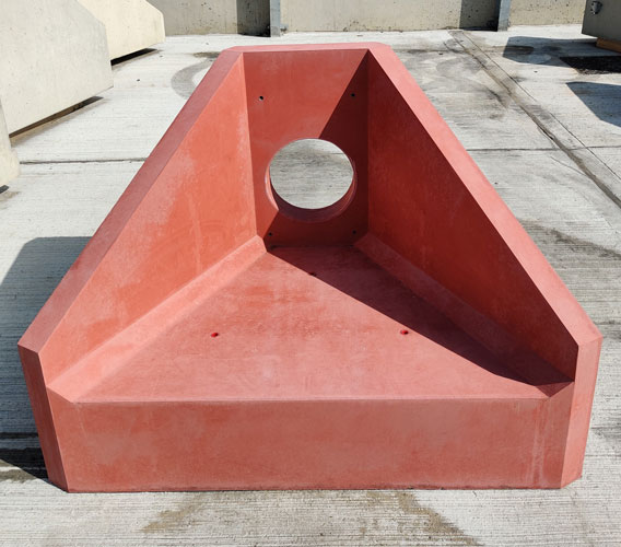 Coloured Precast Concrete Headwalls Althon