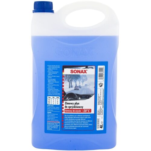 SONAX Zimowy Płyn do spryskiwaczy 4L do 20°C 🏆 Hurtownia