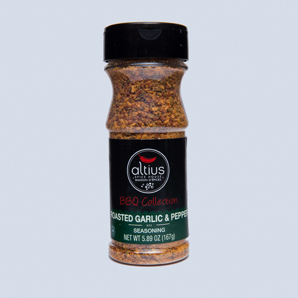Roasted Garlic & Pepper Seasoning Altius Spices & Seasonings Inc.