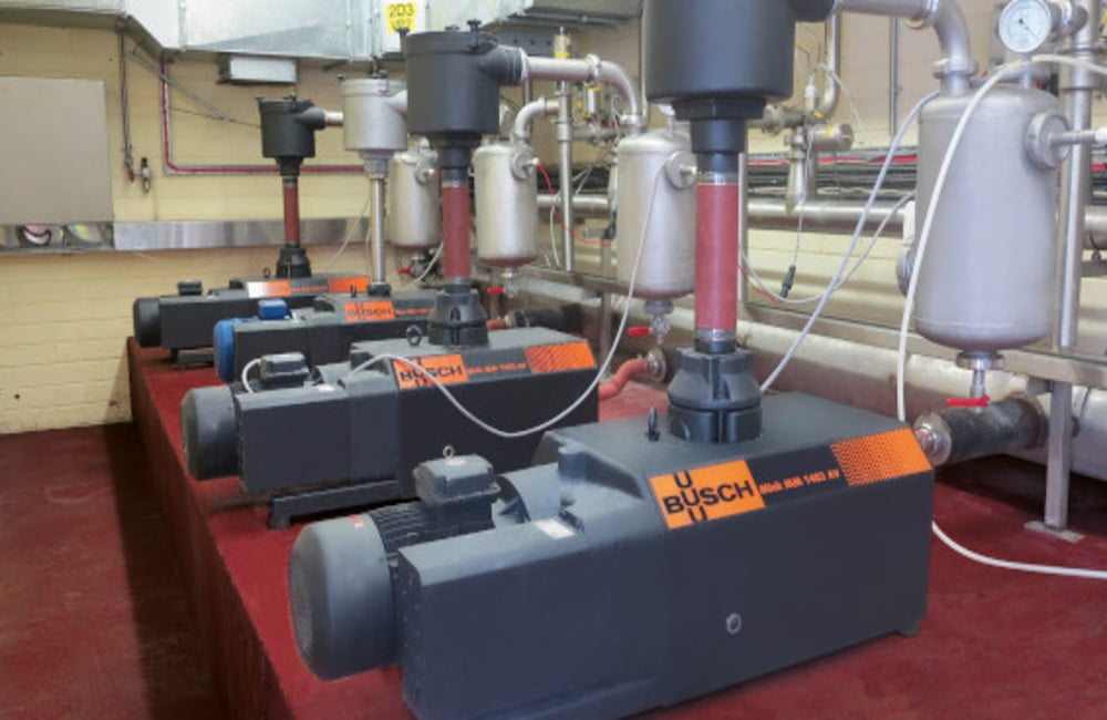 Busch Vakuumteknik A/S Energi effektivitet i Cheddar ost produktionen