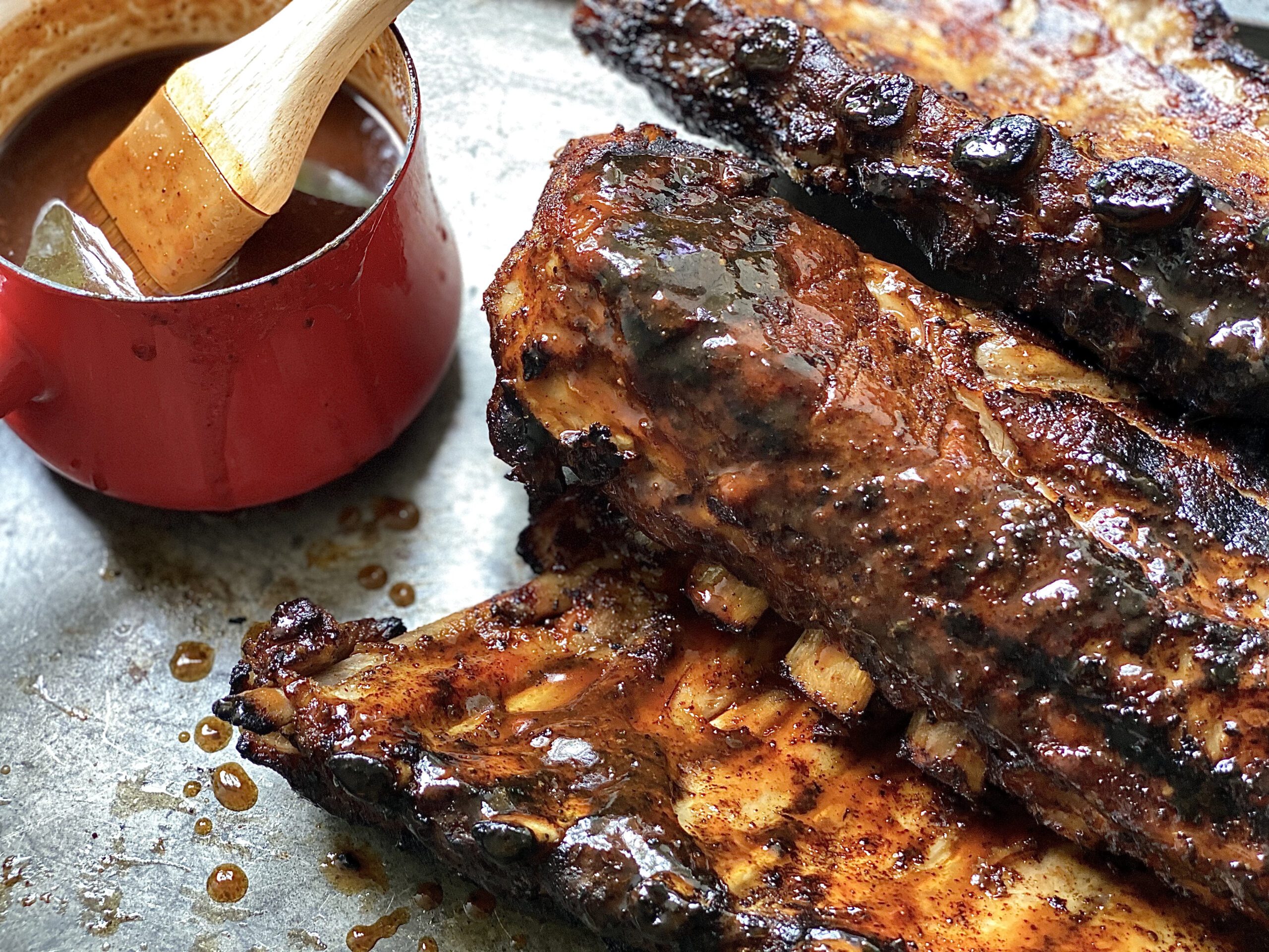 Backyard Baby Back Ribs with Margarita Glaze Recipe Alton Brown