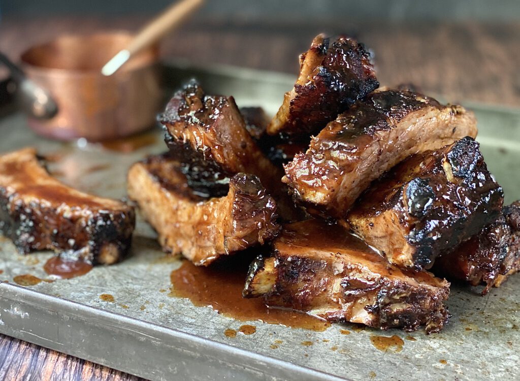 Backyard Baby Back Ribs with Margarita Glaze Recipe Alton Brown
