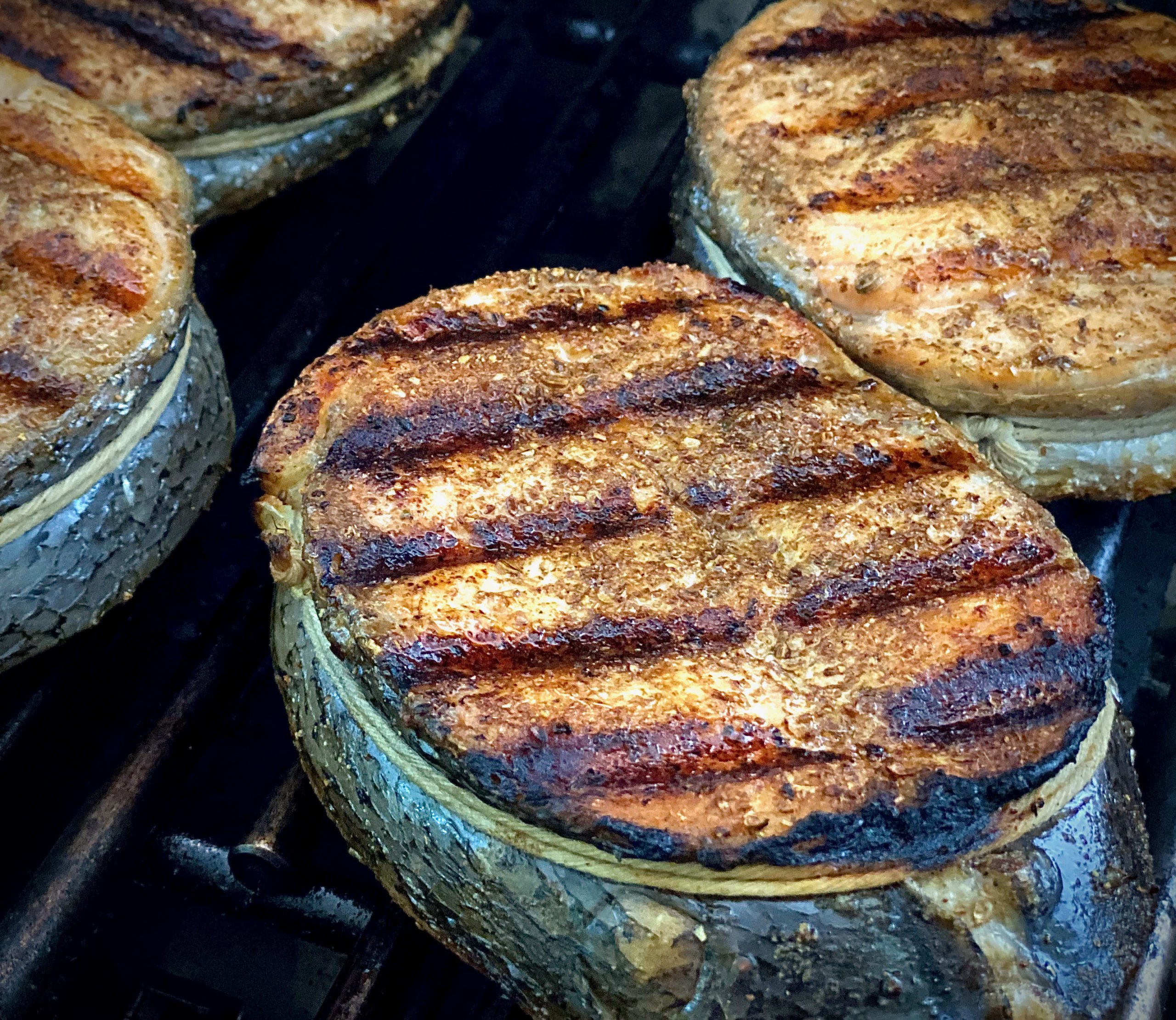 Easy Grilled Salmon Steaks Recipe Alton Brown