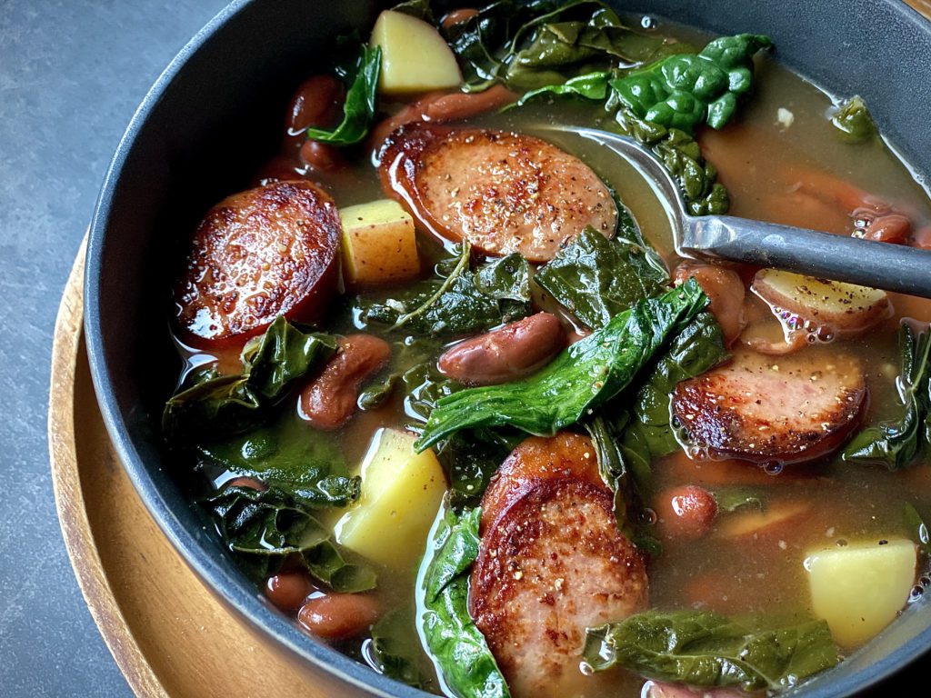 Christmas Sausage and Kale Soup Recipe Alton Brown