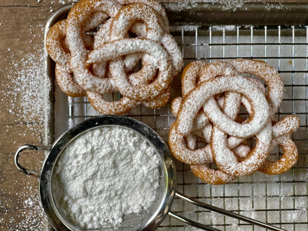 Funnel Cake Alton Brown