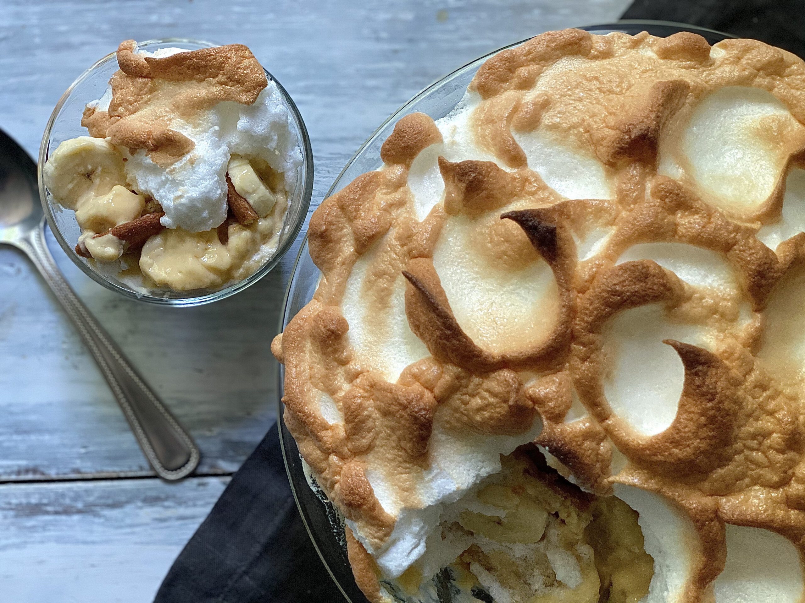 Baked Banana Pudding Reloaded With Meringue Topping Recipe Alton Brown