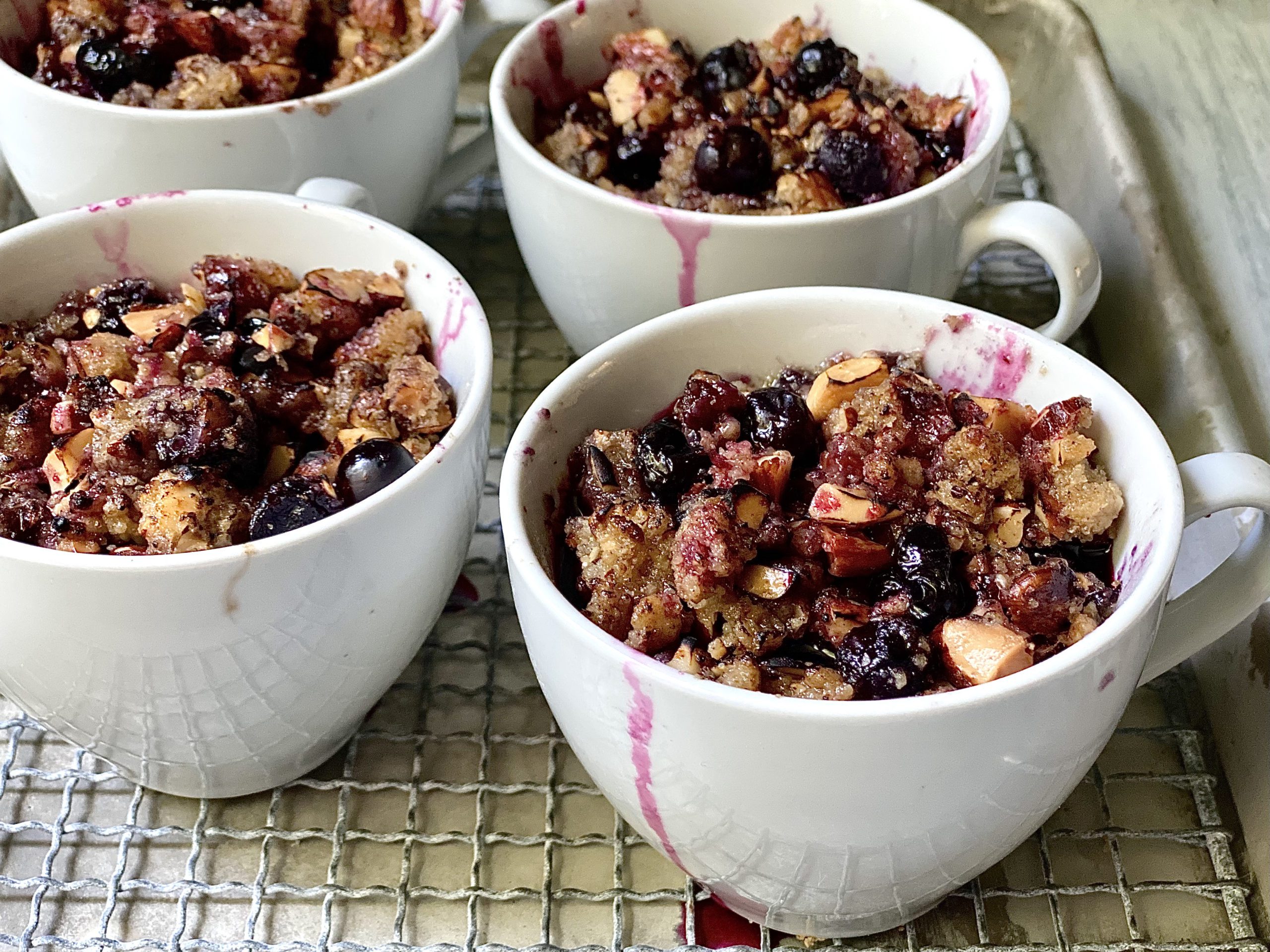 Berry Crisps with Streusel Alton Brown
