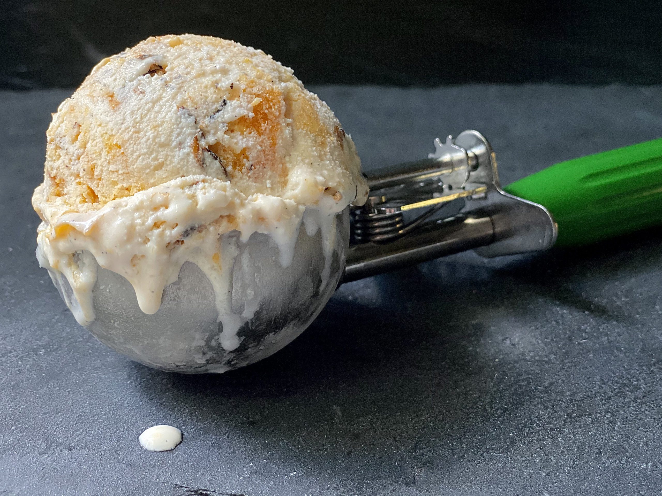 Burned Peach Ice Cream Alton Brown