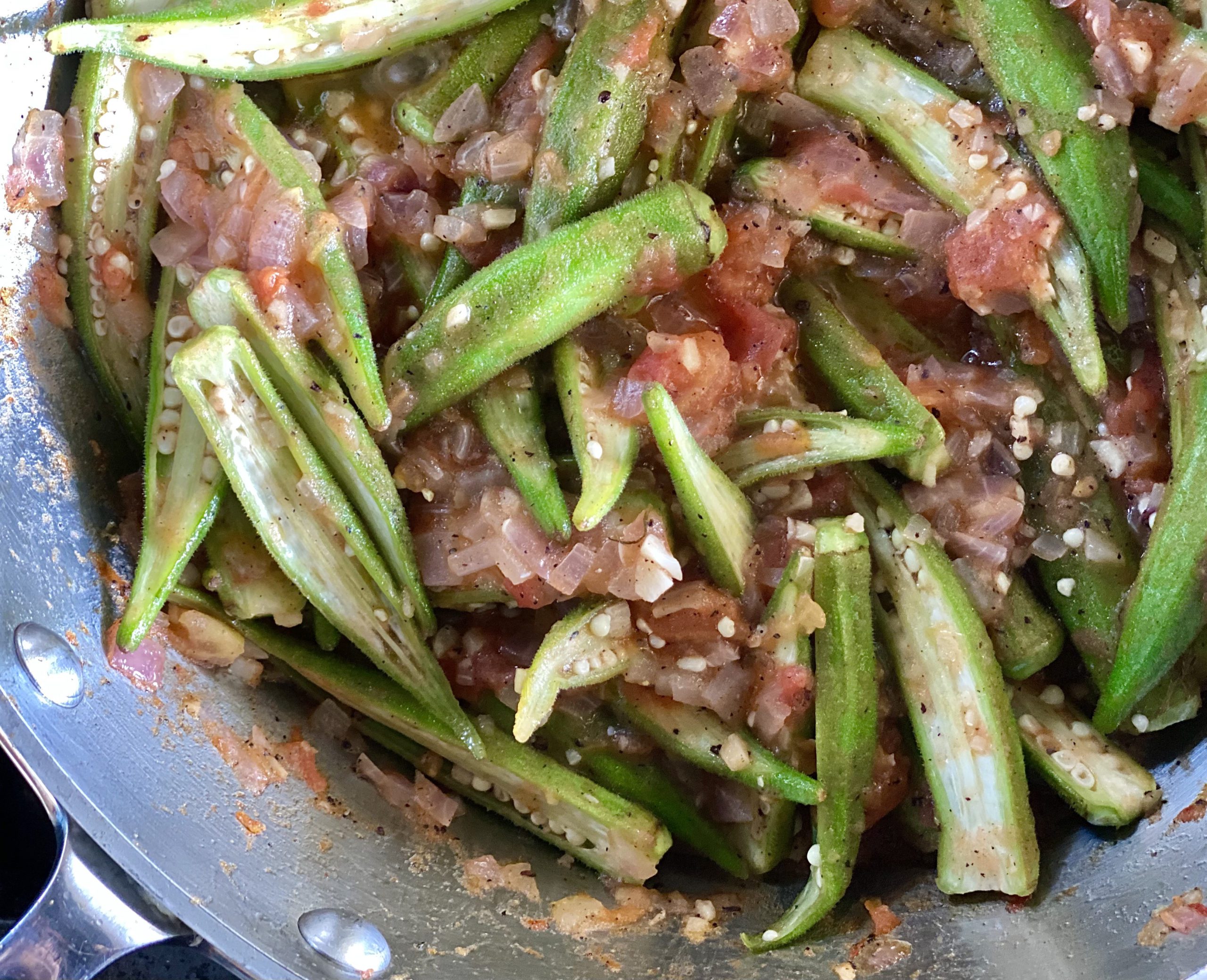 Okra and Tomatoes Alton Brown