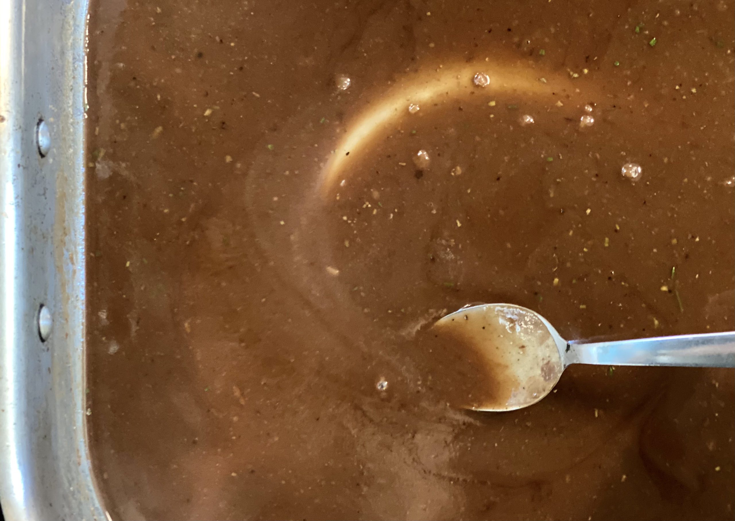 OldFashioned Turkey Giblet Gravy Recipe Alton Brown