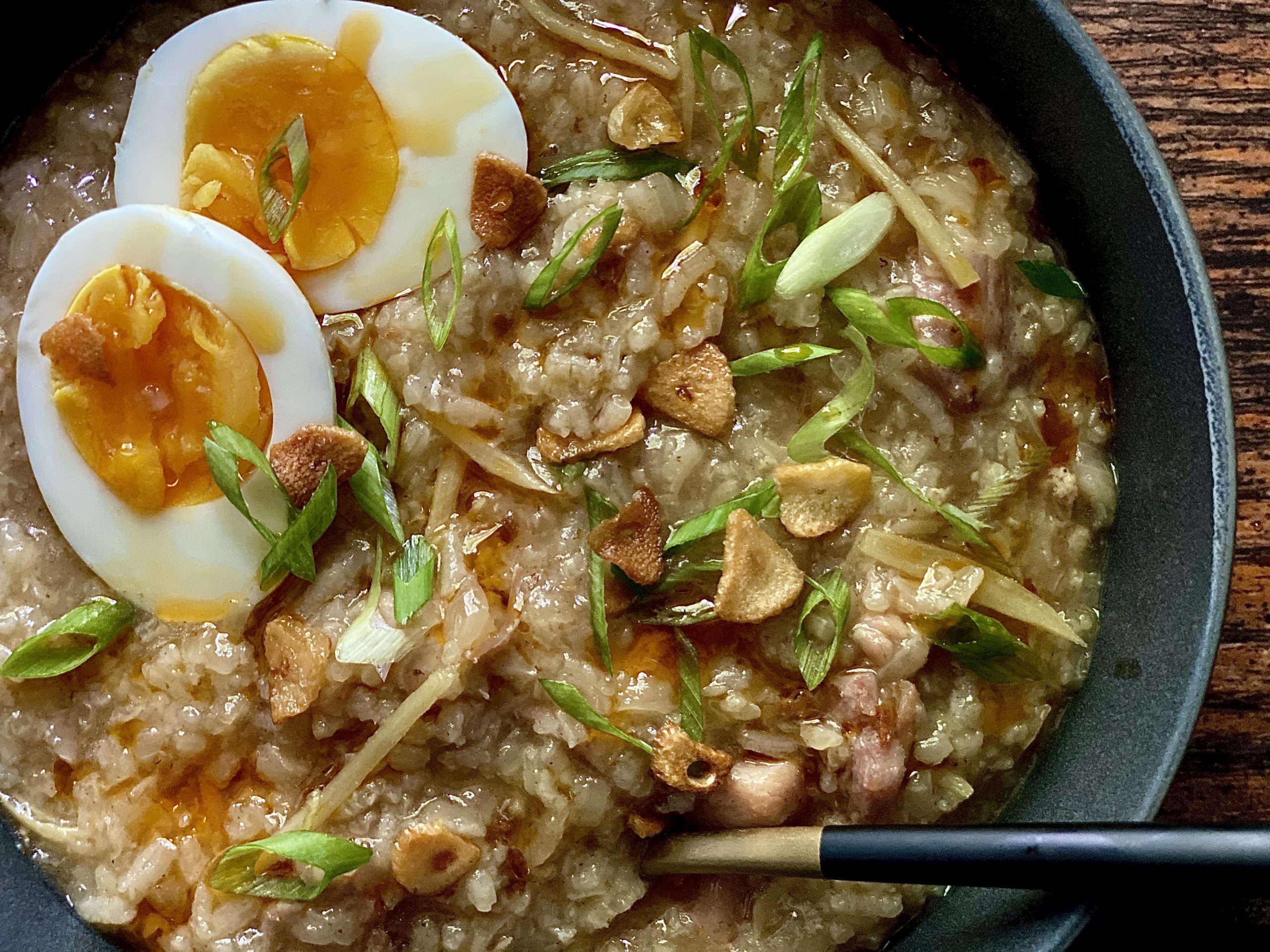 Arroz Caldo (Brothy Rice with Chicken and Ginger) Alton Brown