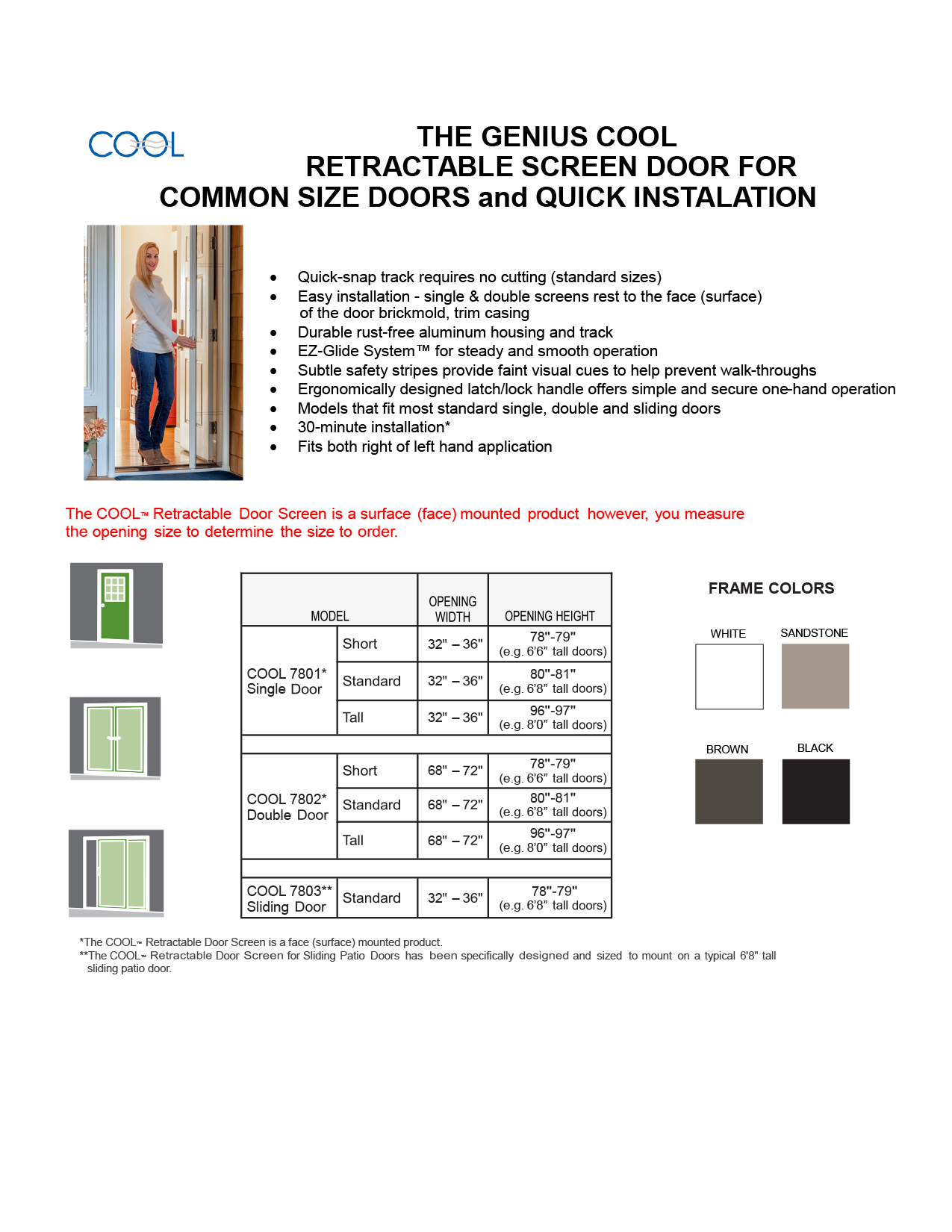 Retractable Doors Alumaline