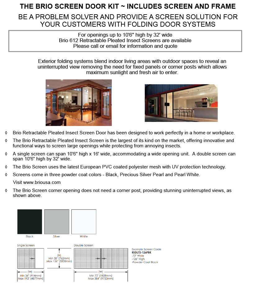 Retractable Doors Alumaline