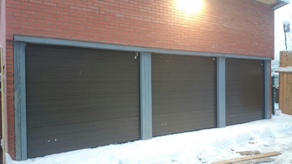 Автоматические секционные ворота для гаража Журнал