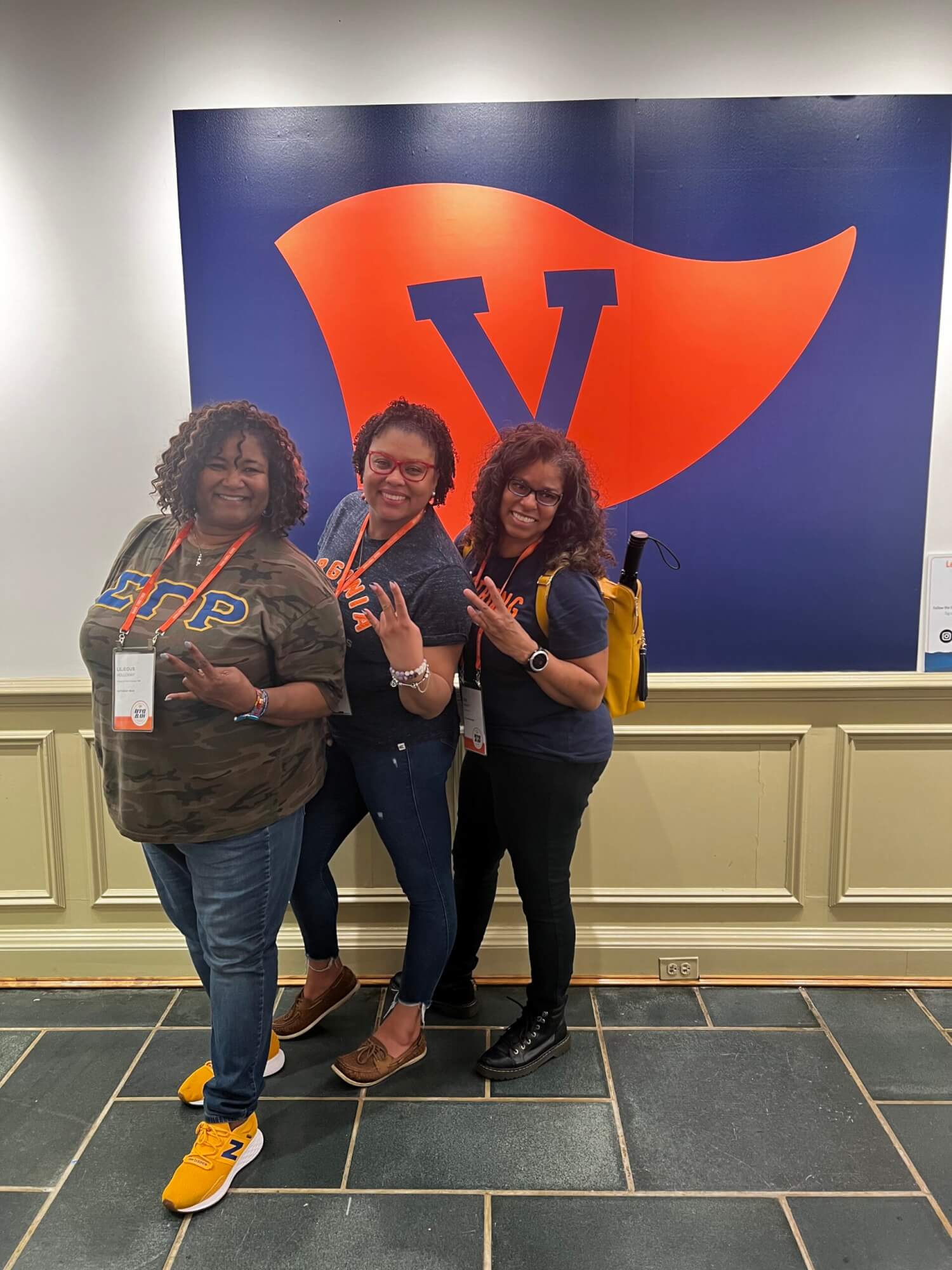 SGRhos at 2024 BAW UVA Alumni Memory Wall