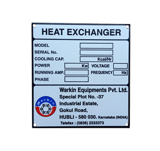 Industrial Nameplates aluprints