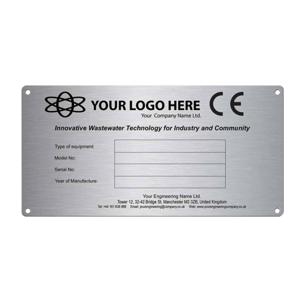 Industrial Nameplates aluprints