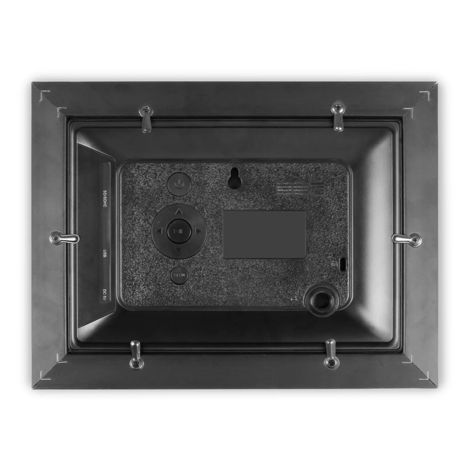 Distressed Wood Digital Photo Frame with Automatic Slideshow 7 inch