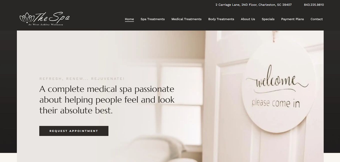15 Beautiful Spa site Design [Examples To Get Inspired] Alvaro